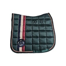 ESKADRON Schabracke HERITAGE Big Square Glossy grün DR Dressur Full WB