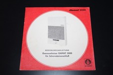 Bedienanleitung Prospekt Monsator Gas-Raumheizer Gamat 3000 DDR 1978