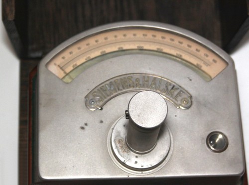 Voltmeter antik siemens und - siemens,