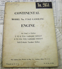 CONTINENTAL F162 ENGINE FOR
