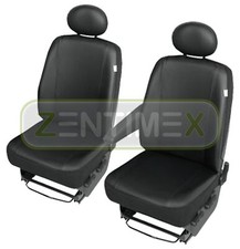 Sitzbezüge Schonbezüge SET QE für VW T4 Transporter Kunstleder schwarz