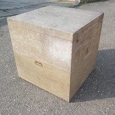 Große Holzkiste Futterkiste Truhe Holz Werkstatt Schatzkiste Streusandkiste