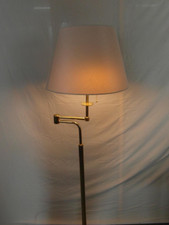 Stehlampe Messing Verstellbar