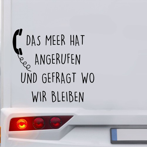 Wohnmobil aufkleber 30x27 - wohnmobil,