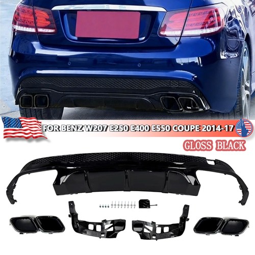 Rear diffuser tips - w/,