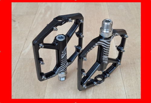 Alu plattform pedale mtb flat - alu,