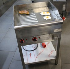 Grillplatte Fa. EKU halb glatt/ halb geriffelt + 12 Monate Garantie*