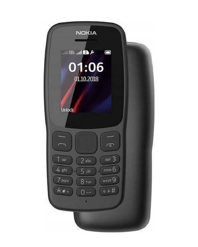 Nokia 106 dual sim schwarz - nokia,