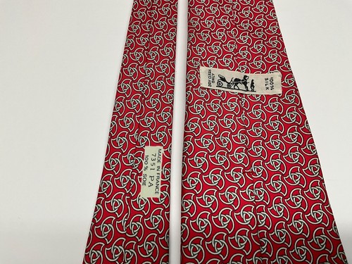 Hermes krawatte 7351 rot - 7351, pa,