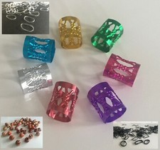 Haarperlen Hair Beads Perlen Clips Rastas Zöpfe Flechten Dreadlocks Bartperlen