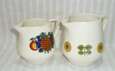 2 Milchkrüge Torgau Brigitte Keramik Steinzeug 0,5+0,85 L