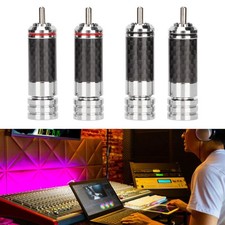 4 Stücke Cinch-stecker