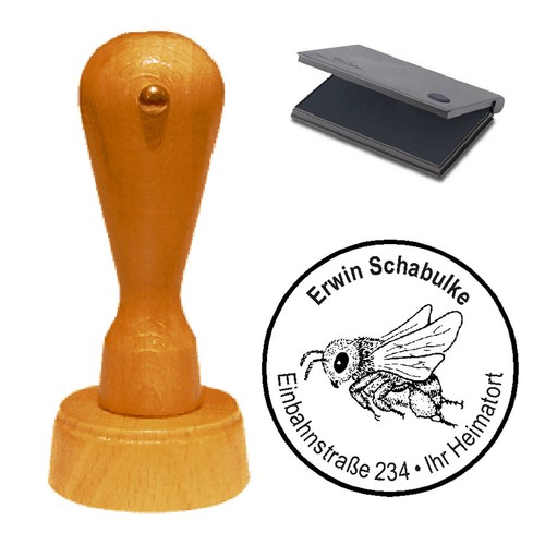 Stempel biene imker - biene,