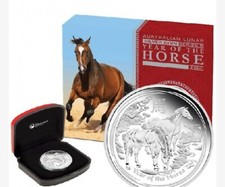 LUNAR PFERD 2014 - 999 SILBER