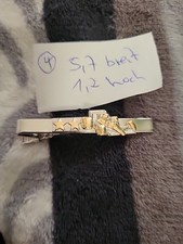 Krawattenclip Autorennfahrer Silber/gold