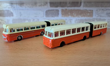 2 Gelenkbusse der Fa. Artur Hammer Büssing und Henschel sehr rare Modelle