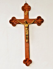 Altes Kruzifix Holzkreuz Wand
