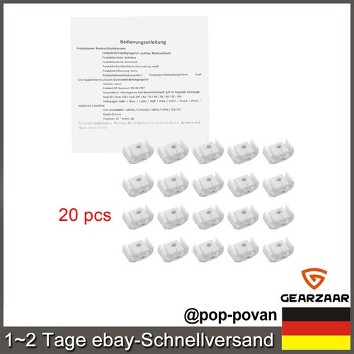 20x bremsleitung halter - 20x, für