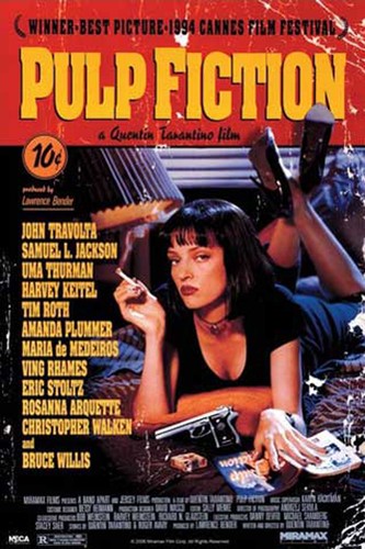 107 pulp fiction poster - fiction,