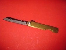 Japan Taschenmesser aus den 80er Jahren Klappmesser Messer Schwarz Gold Überlebe