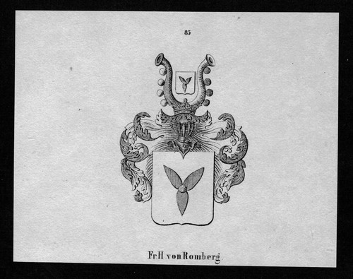 1840 von romberg wappen - -,