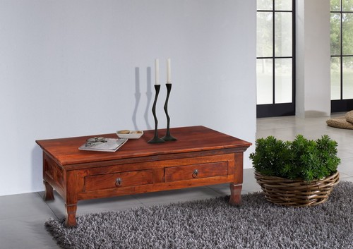 Kolonialstil couchttisch mit - kolonialstil,