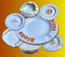 Aschenbecher ⋙Auswahl alte Werbe-Ascher Bluna & Co ◉ 1950er 60er 70er 80er Jahre