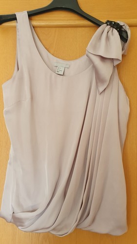 Bluse top ärmellos champagner - bluse,