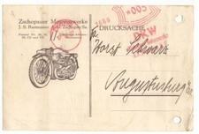 Alte Postkarte 1927 Zschopau