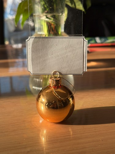 Stk menukartenhalter gold - menukartenhalter,