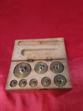 8 Antike Gewichte Messing