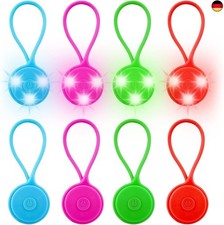 LED Blinklicht Schulranzen, 8 Stück LED Reflektoren Kinder Sicherheitslicht 