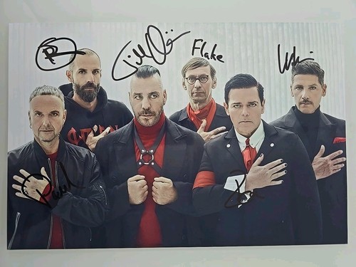 Rammstein xxl foto autogramm - rammstein,