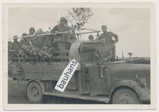 Foto Wehrmacht LKW Soldaten