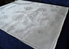 Edles uraltes tafeltuch - uraltes,