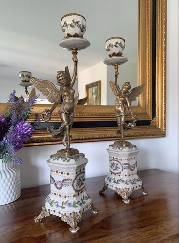 Kerzenleuchter engel barock - kerzenleuchter,
