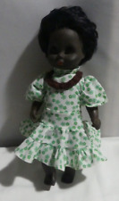 DDR Puppen ca. 36 cm  dunkle Hautfarbe mit Original Kleidung Schlafaugen