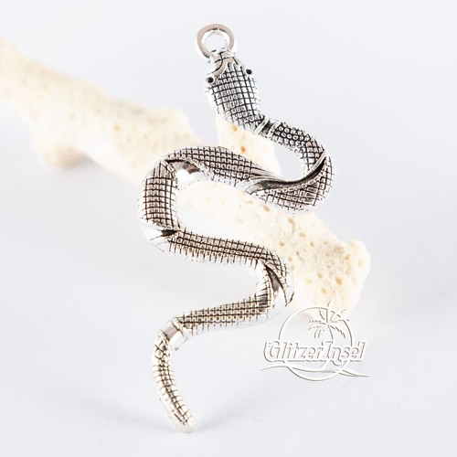 Schlange snake anhänger - 1x,