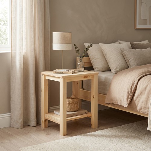 Nachttisch holz massiv - nachttisch,