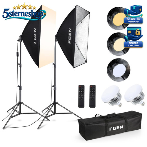 Softbox set fotostudio 85w - softbox,