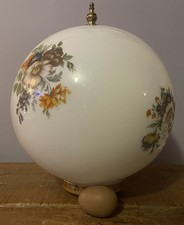 Vintage Floral Milch Opal Glas