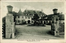 Ak Kirschau in der Lausitz, Hoffmeister's Hotel Zum Weber,... - 4682063