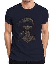 Thorshammer mit Raben