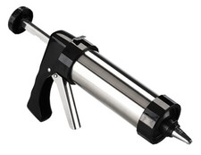 Edelstahl Gebäckpresse Teigpresse Keks Teig Presse Spritze verschiedene Aufsätze