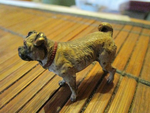 Alte wiener bronze mops - alte,