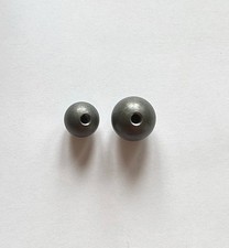 Kugel Stahl roh Ø 20 25 mm massiv glatt mit Gewinde M6 Zierkugel Zaunkugel Eisen