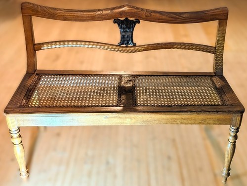 Original biedermeier bank aus - biedermeier,
