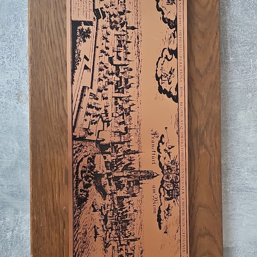 Gerahmtes wandbild frankfurt - gerahmtes,