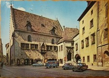 AK Regensburg 1964 VW Bus Mercedes Sonderstempel Ausstellung Schaffen und Leben