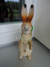 alter Osterhase Pappmache um 1950, schöner Zustand, gute Erhaltung, 24cm